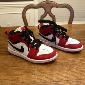 Jordan Mid 1 Nike Sneakers - kids size 13!